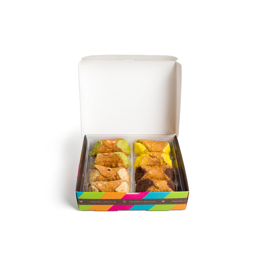 Cannoli Sicilianos Surtidos Fratelli Sicilia, 240 GR (8 piezas) Fratelli Sicilia