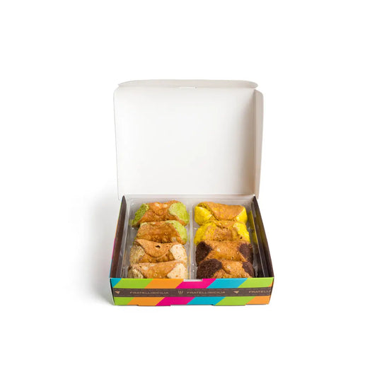 Assorted Sicilian Cannoli Fratelli Sicilia, 240 GR (8 pieces) Fratelli Sicilia