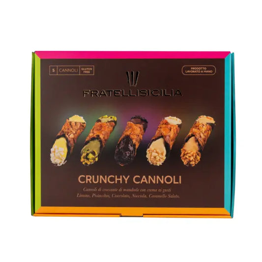 Crispy Sicilian Cannoli Almond Fratelli Sicilia, 190 GR (5 pieces) Fratelli Sicilia
