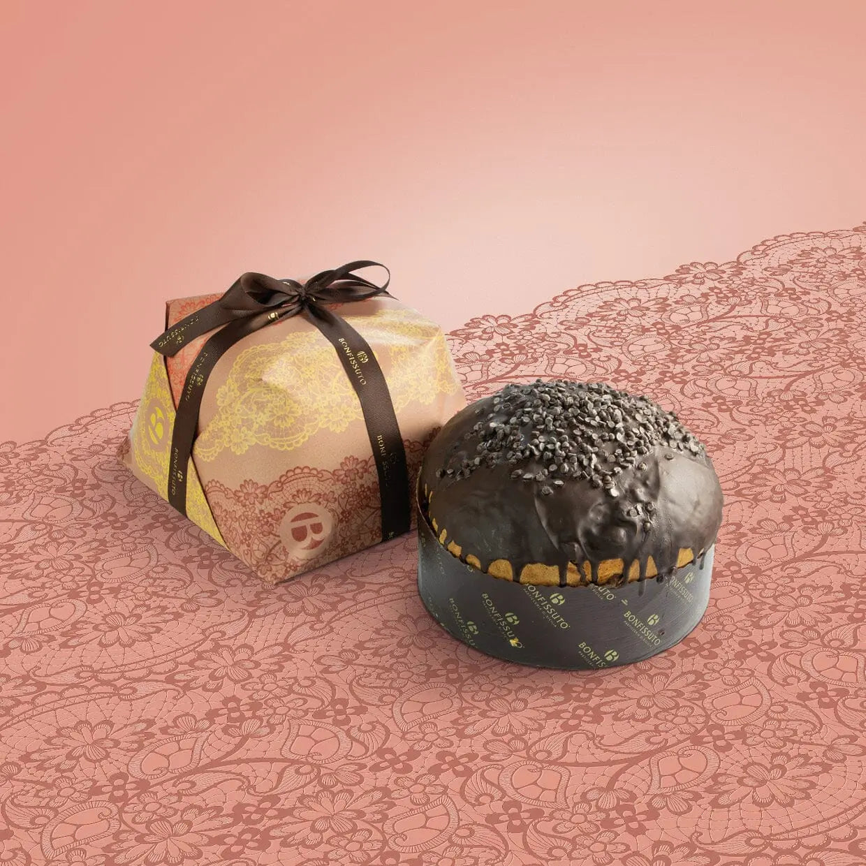 Confezione regalo natalizia "Sicilian Christmas Box" con 4 prodotti siciliani di alta qualità Confezione regalo natalizia Food in Sicily