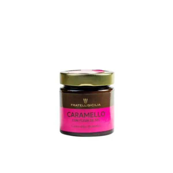 Panettone al cioccolato al latte e caramello con vasetto di crema di caramello salato , Fratelli Sicilia, 1 Kg Fratelli Sicilia