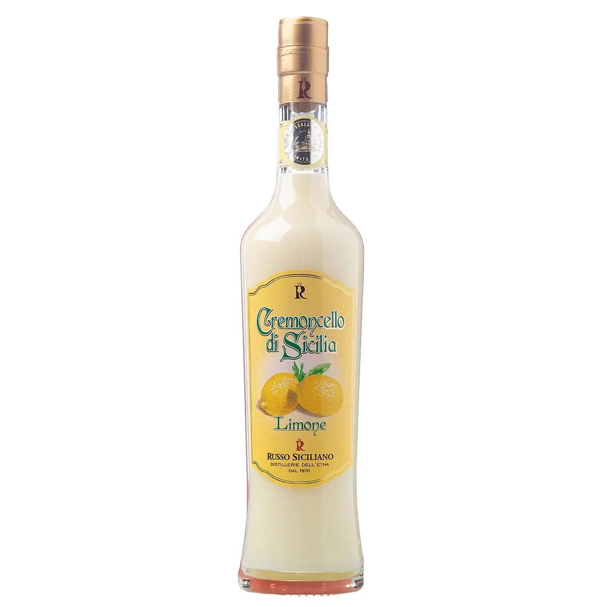 Cremoncello di Sicilia al Limone, Distillerie Russo Siciliano, 50 cl Vini e liquori Distillerie dell’Etna F.lli Russo