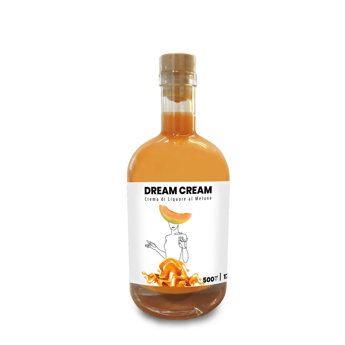 Melón Cremoncello Premium Line "Dream Cream", 50 Cl Distillerie dell'Etna F.lli Russo
