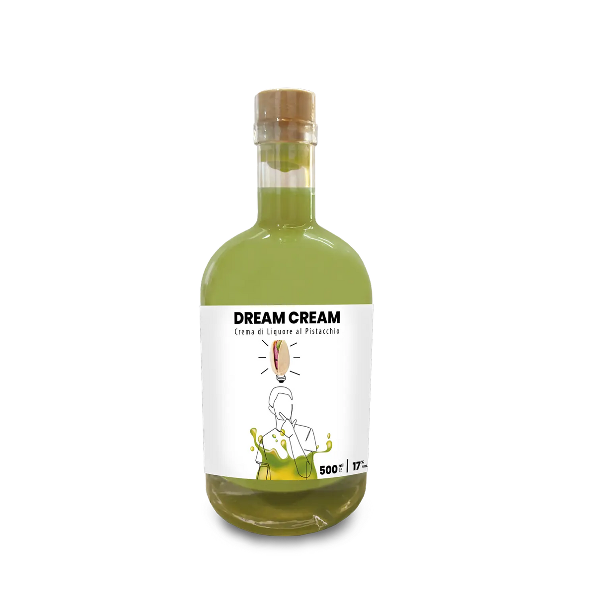 Cremoncello al Pistacchio Linea Premium "Dream Cream", vari formati Distillerie dell’Etna F.lli Russo