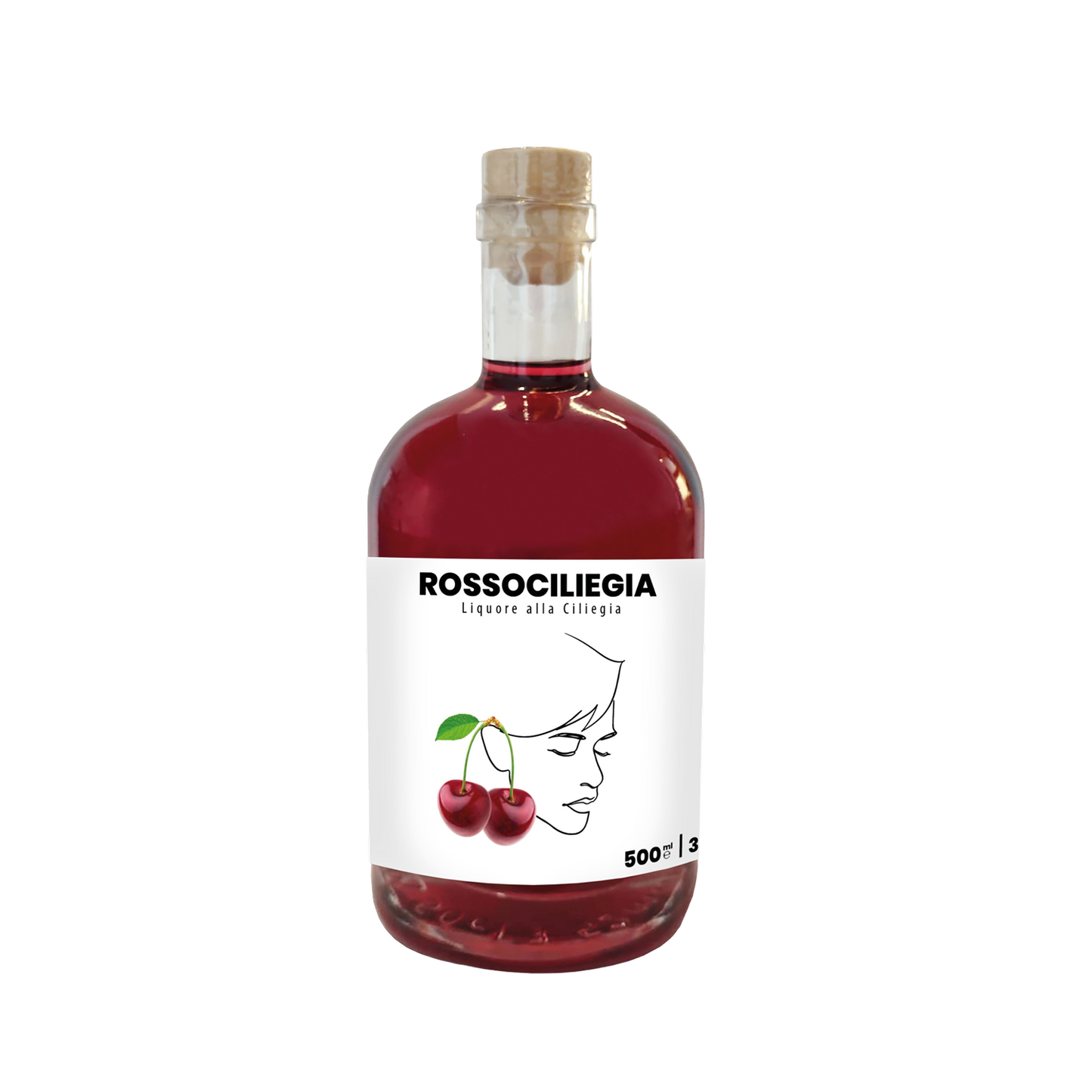 Licor de cereza "Rosso Ciliegia" Línea Premium, varios formatos Distillerie dell'Etna F.lli Russo