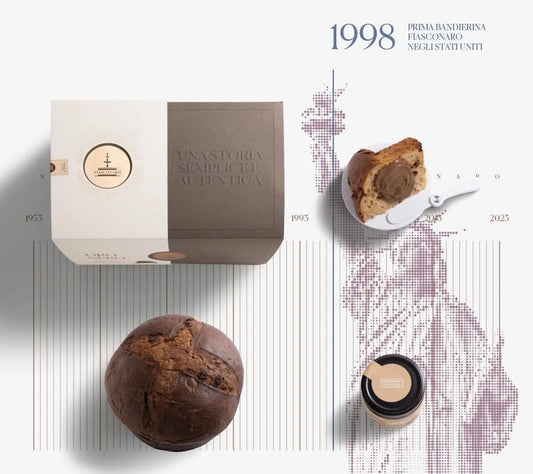 Panettone Fiasconaro Oro Nero con crema di Caffè, 1 Kg Panettone Fiasconaro