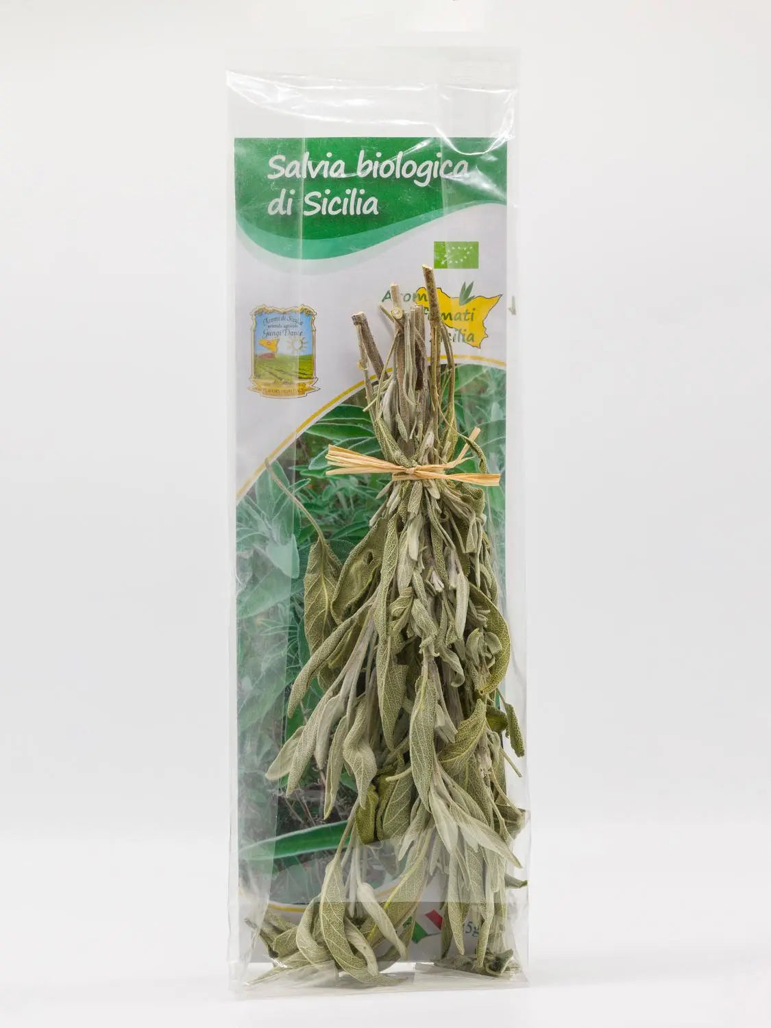 Salvia Biologica di Sicilia a rametti, Peso 25 gr, Azienda Agricola Gangi Dante Azienda Agricola Gangi Dante