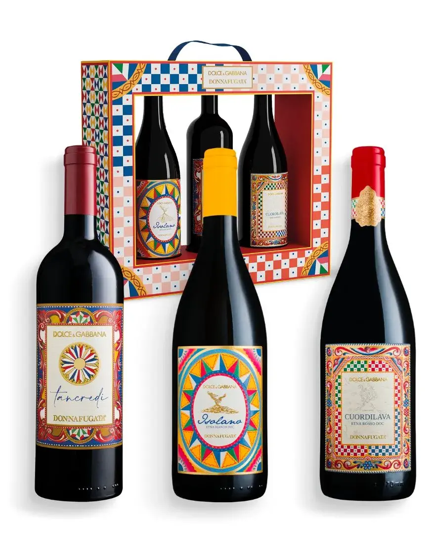 Dolce & Gabbana Frame Gift Box with Tancredi, Isolano and Cuordilava - Donnafugata Donnafugata