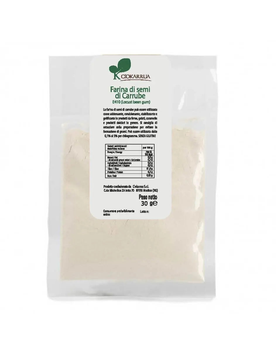 Farina di Semi di Carrube siciliane, addensante Carrube Food in Sicily