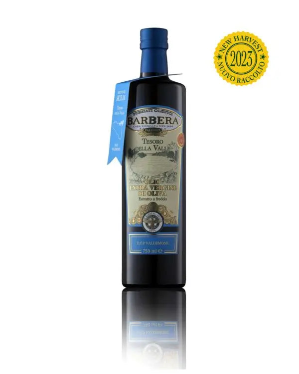 Olio Extra Vergine di Oliva, D.O.P. "Valdemone", 750 ml, Premiati Oleifici Barbera Condimenti Premiati Oleifici Barbera