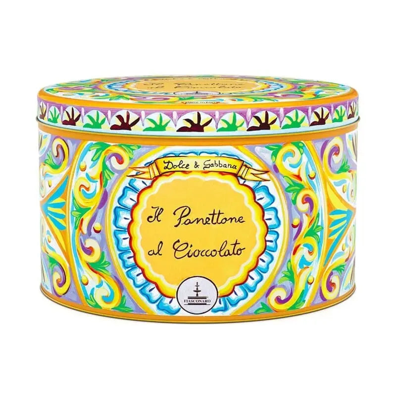 Panettone Fiasconaro Artisan "Dolce et Gabbana" au Chocolat, 1 Kg Panettone Fiasconaro 500 gr
