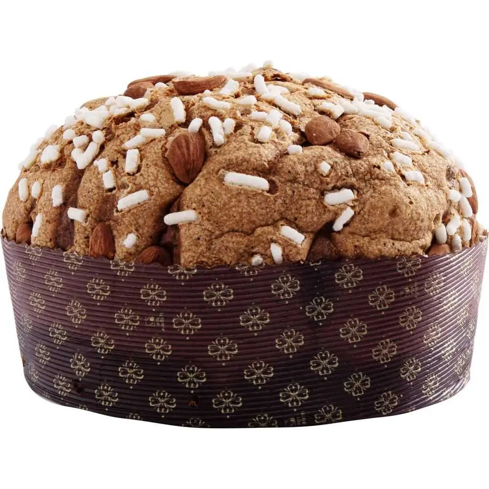 Panettone Fiasconaro with Sicilian almonds and covered with icing, various weights Fiasconaro