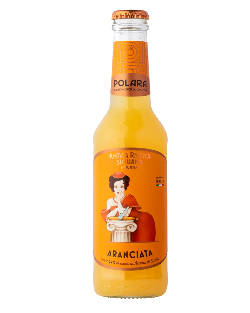 Aranciata Polara, confezione da 24 Bottiglie x 27,5cl Polara
