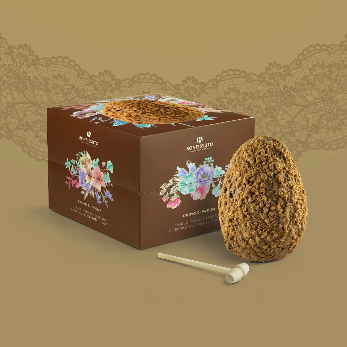 Bonfissuto Easter Egg with Salted Caramel, 500 gr Bonfissuto