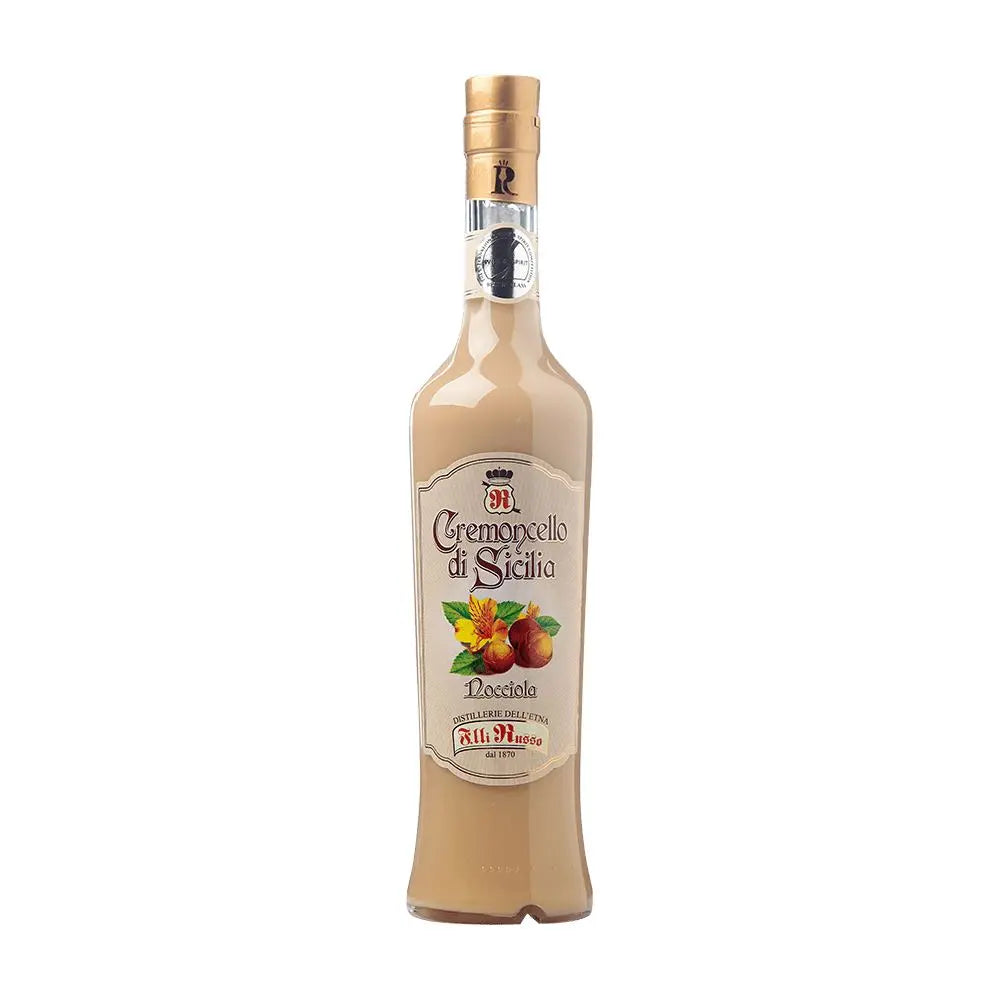 Cremoncello di Sicilia alla Nocciola, Distillerie Russo, 50 cl Vini e liquori Distillerie dell’Etna F.lli Russo