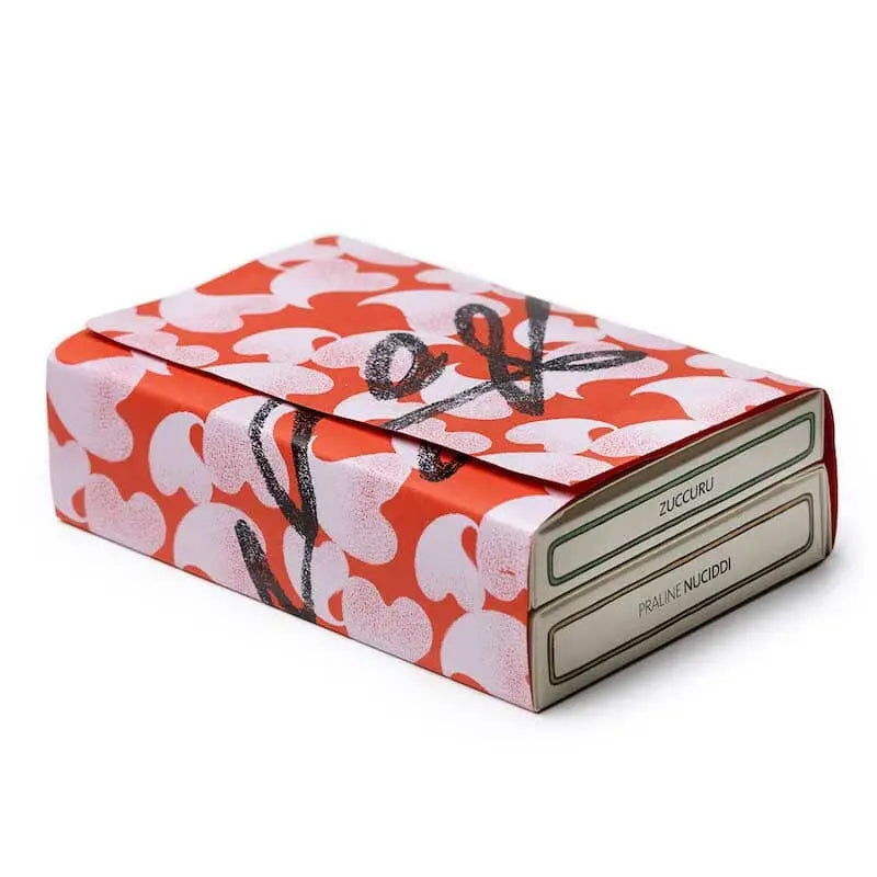 San Valentino Bonajuto Box: 6 praline Nuciddi e Zuccuru, 98 gr Dolci tipici siciliani Antica Dolceria Bonajuto