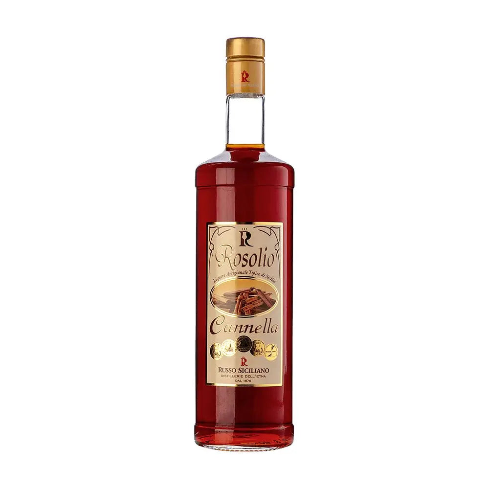 Rosolio alla Cannella,50 cl, Distillerie Russo Siciliano Vini e liquori Distillerie dell’Etna F.lli Russo