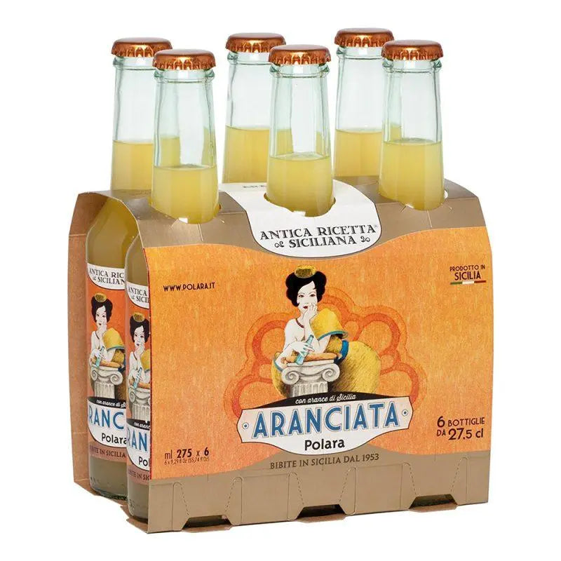 Aranciata Polara, confezione da 6 x 27,5cl Bibite Polara