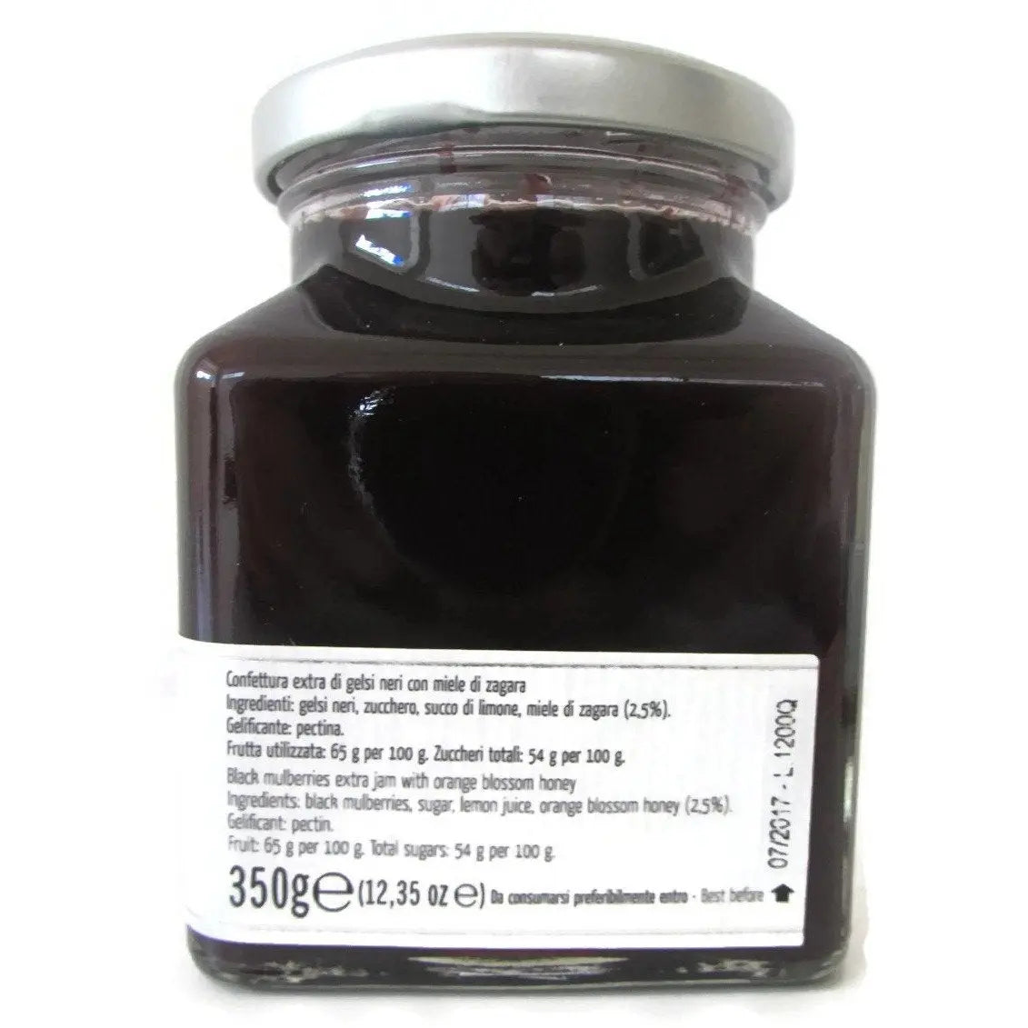 Confettura di Gelsi Neri con Miele di Zagara, 240gr Confetture e Creme spalmabili Terre Nere