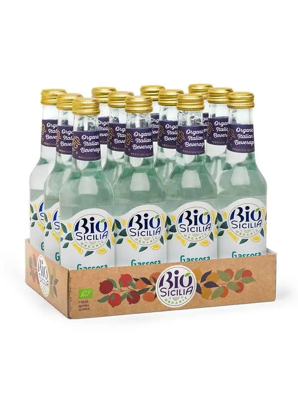 Gassosa Polara Bio, Confezione da 12 Bottiglie x 27,5 cl Bibite Polara