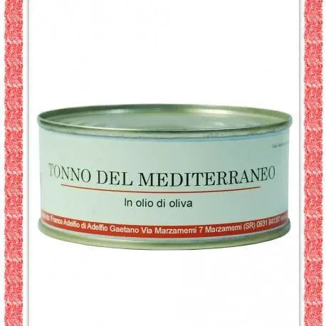 Tonno del Mediterraneo in olio di oliva, Adelfio Contorni Adelfio - Marzamemi