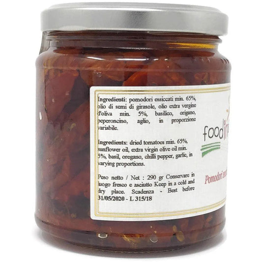 Pomodori secchi sott'olio, 280 grammi Contorni Food in Sicily