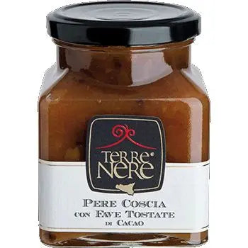 Confettura di Pere coscia con Fave tostate di Cacao, 240 gr Confetture e Creme spalmabili Terre Nere