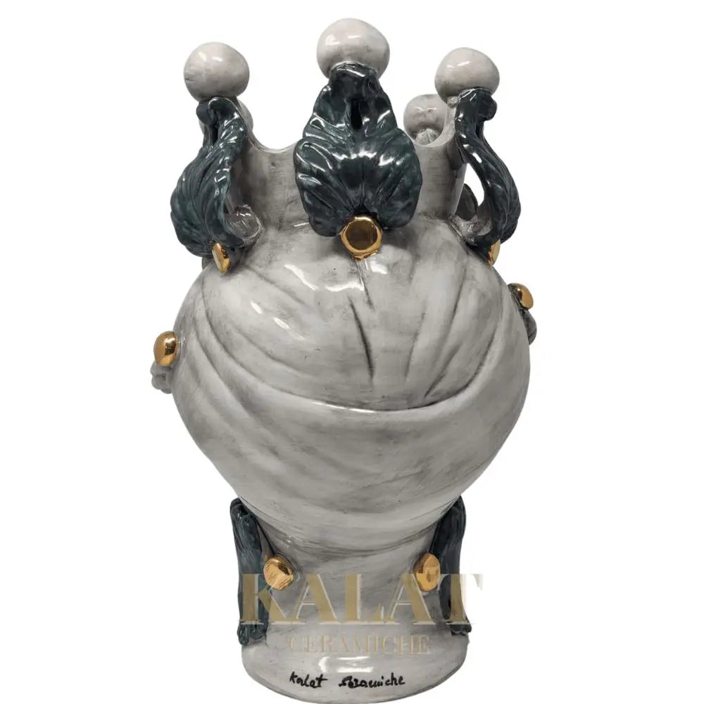 Testa di Moro "L'Audace", Kalat Ceramiche, Uomo, h 38 cm Ceramica Kalat Ceramiche