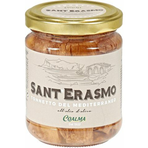 Tonnetto del Mediterraneo all'olio d'oliva Sant'Erasmo, Coalma, 300g Tonno Coalma - Sant'Erasmo 