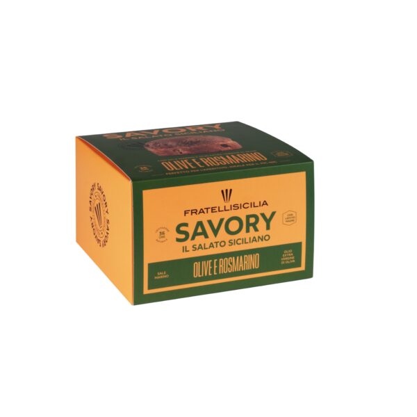Panettone Savory con Olive Verdi , Rosmarino e Olio Extra Vergine d’Oliva , Fratelli Sicilia, 450 gr Fratelli Sicilia