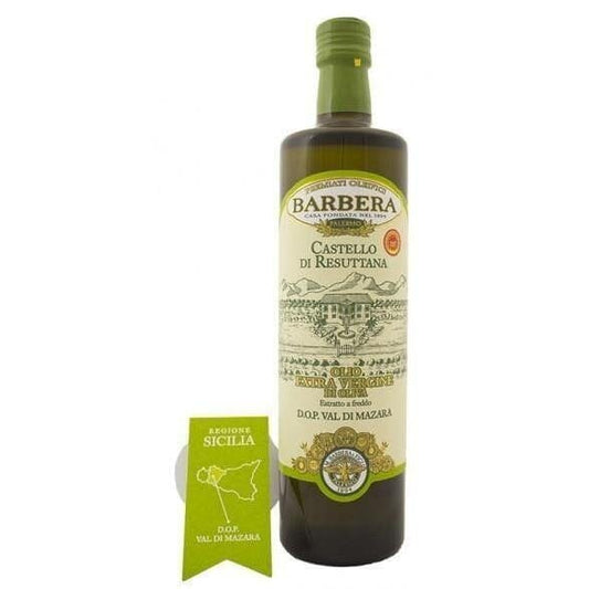 Olio Extravergine di Oliva Castello di Resultano, D.O.P. Val di Mazara, Premiati Oleifici Barbera Condimenti Premiati Oleifici Barbera 