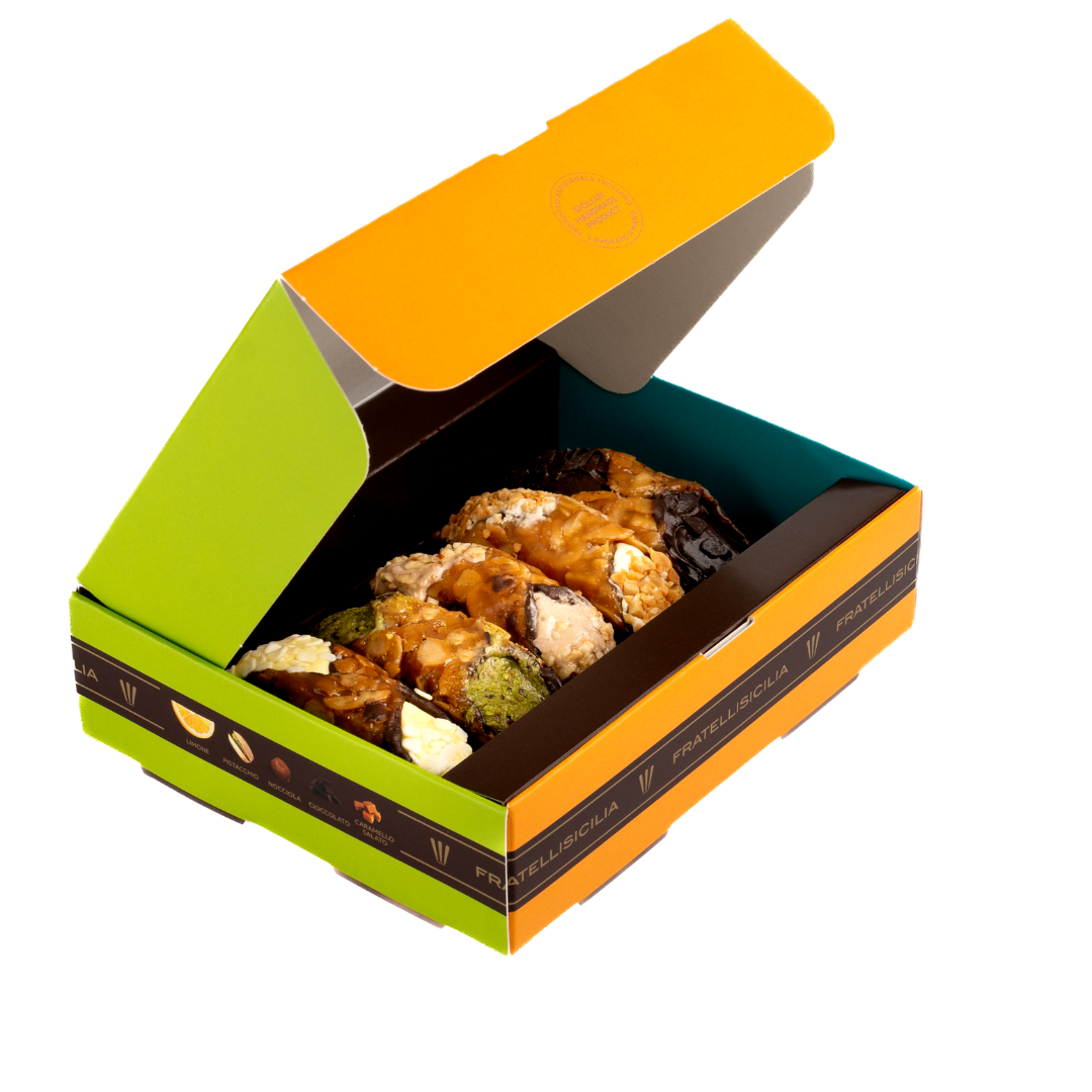 Sicilien Crunchy Cannoli Almond Brothers Sicile, 190 GR (5 pièces)