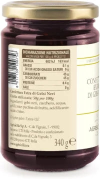 Confettura Extra di Gelsi Neri, Agrisicilia, 360 gr Agrisicilia