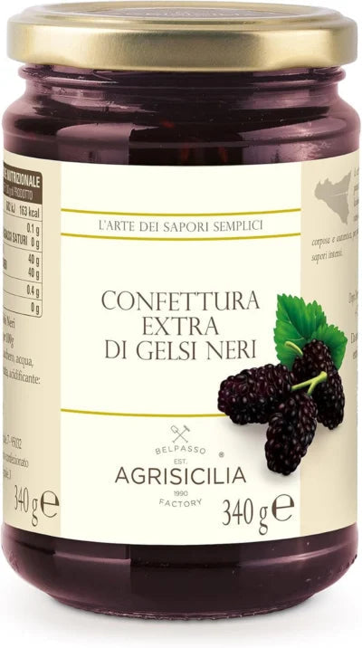 Confettura Extra di Gelsi Neri, Agrisicilia, 360 gr Agrisicilia