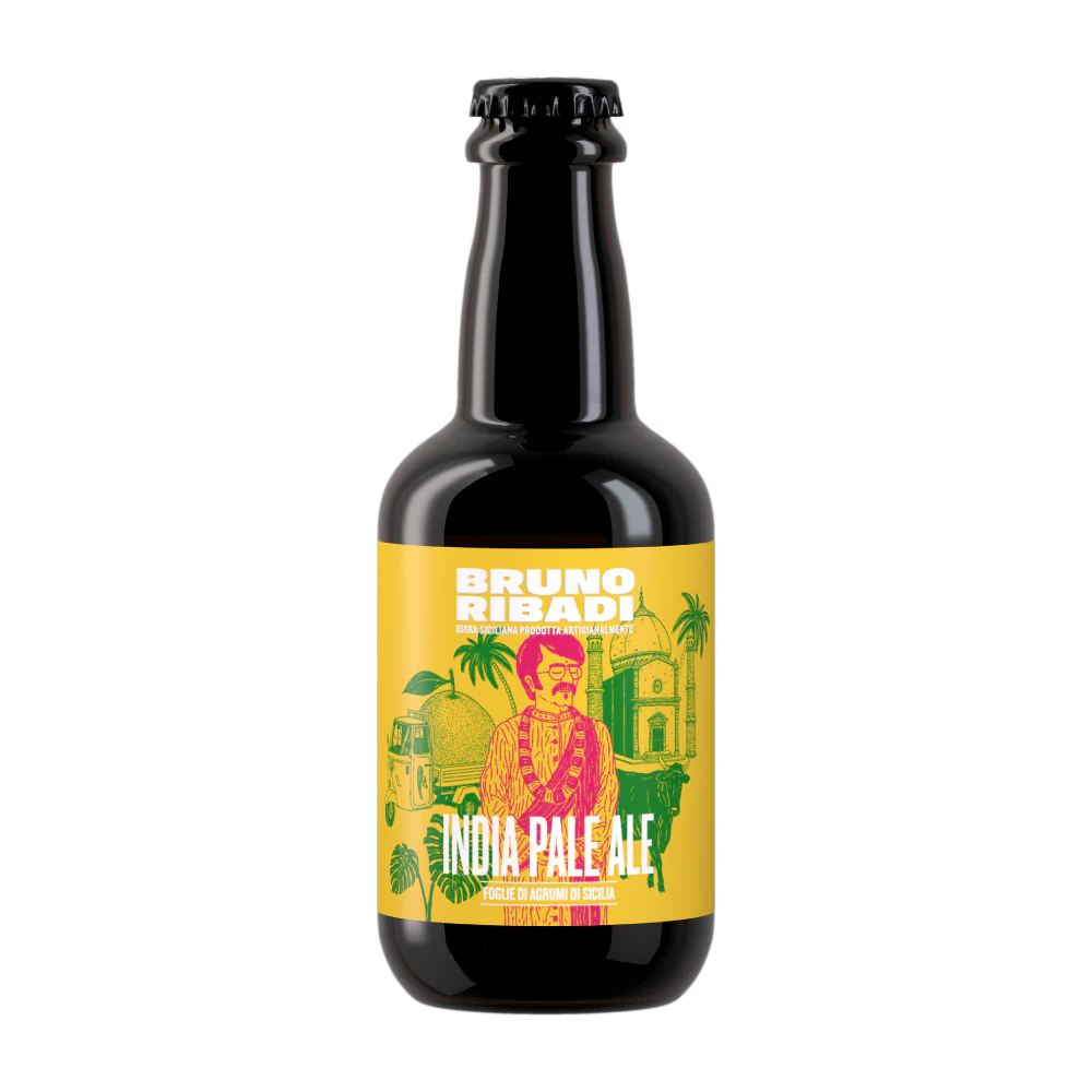 Bruno Ribadi Indian Pale Ale due formati, 33 Cl e 75 Cl Bibite Bruno Ribadi 