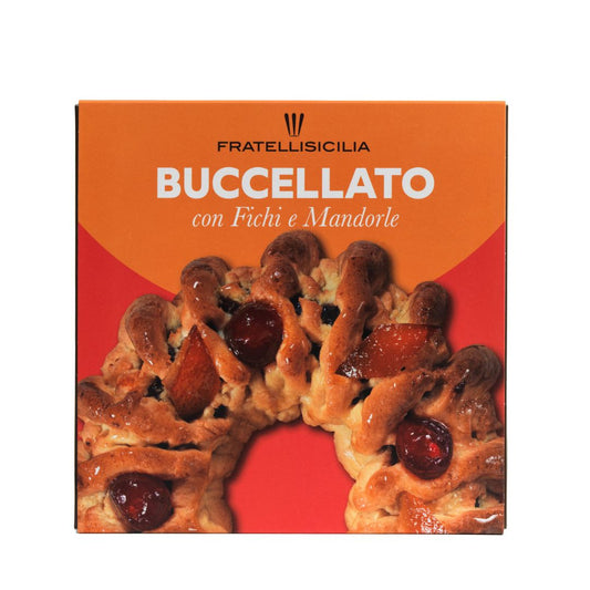 Buccellato con higos y almendras hermanos Sicilia, 400 gr.