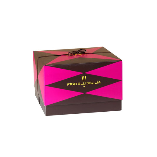 Panettone alla Mandorla  con vasetto di crema di mandorla , Fratelli Sicilia, 1 Kg Fratelli Sicilia