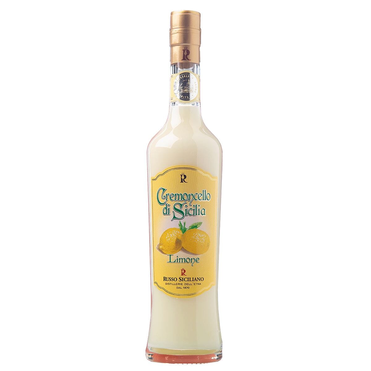 Cremoncello di Sicilia al Limone, Distillerie Russo Siciliano, 50 cl Vini e liquori Distillerie dell’Etna F.lli Russo 