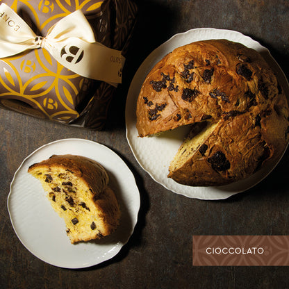 Panettone de Bonfissuto avec chocolat, différents poids