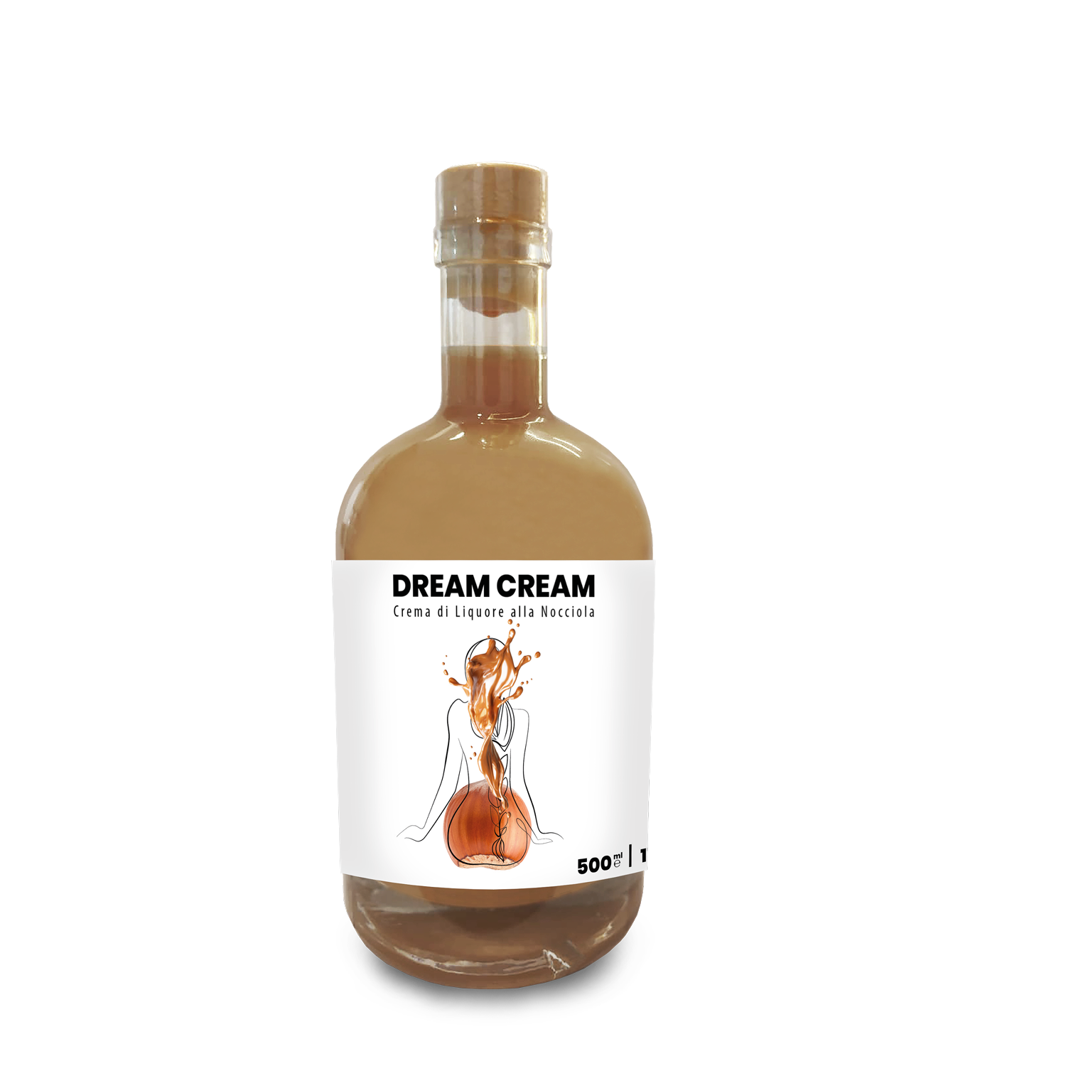 Cremoncello alla Nocciola Linea Premium "Dream Cream", vari formati Distillerie dell’Etna F.lli Russo