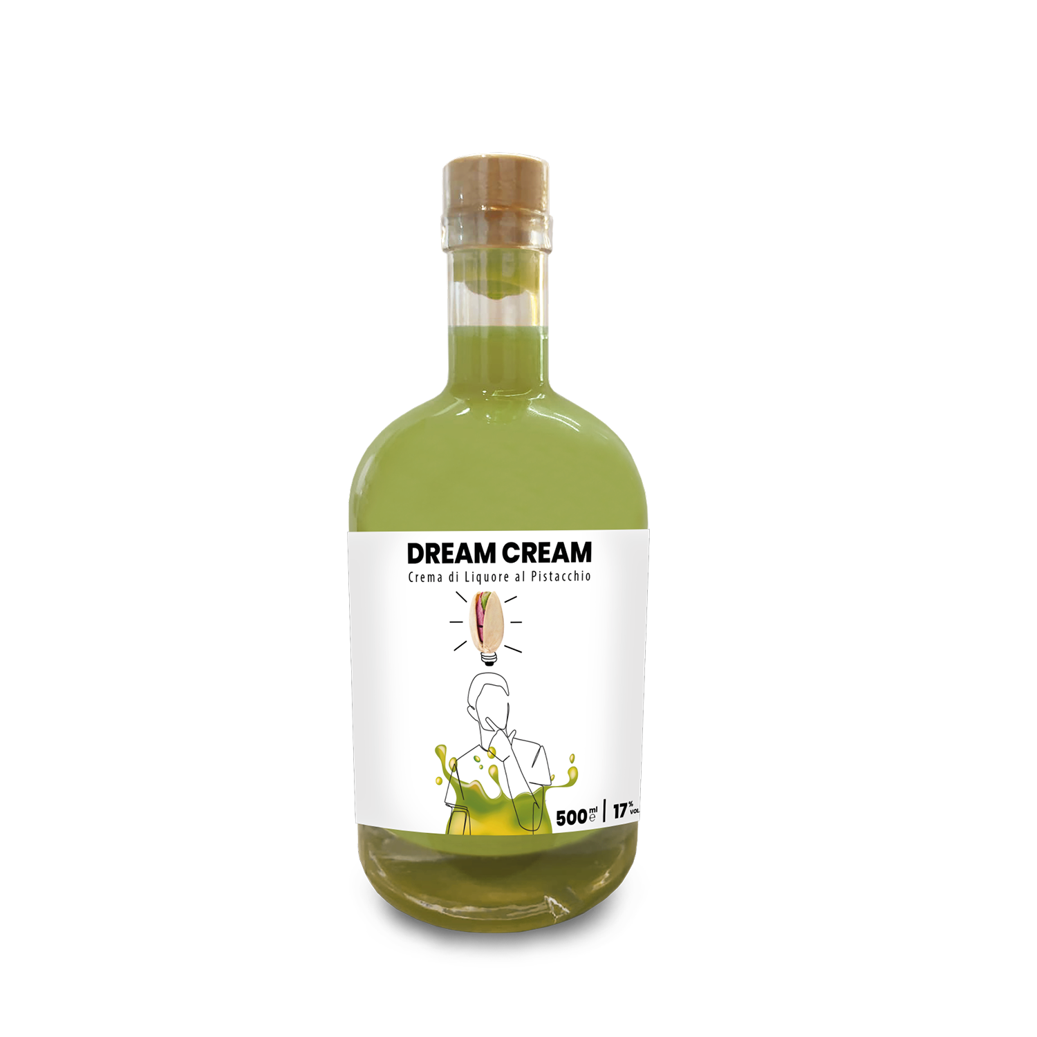 Cremoncello al Pistacchio Linea Premium "Dream Cream", vari formati Distillerie dell’Etna F.lli Russo