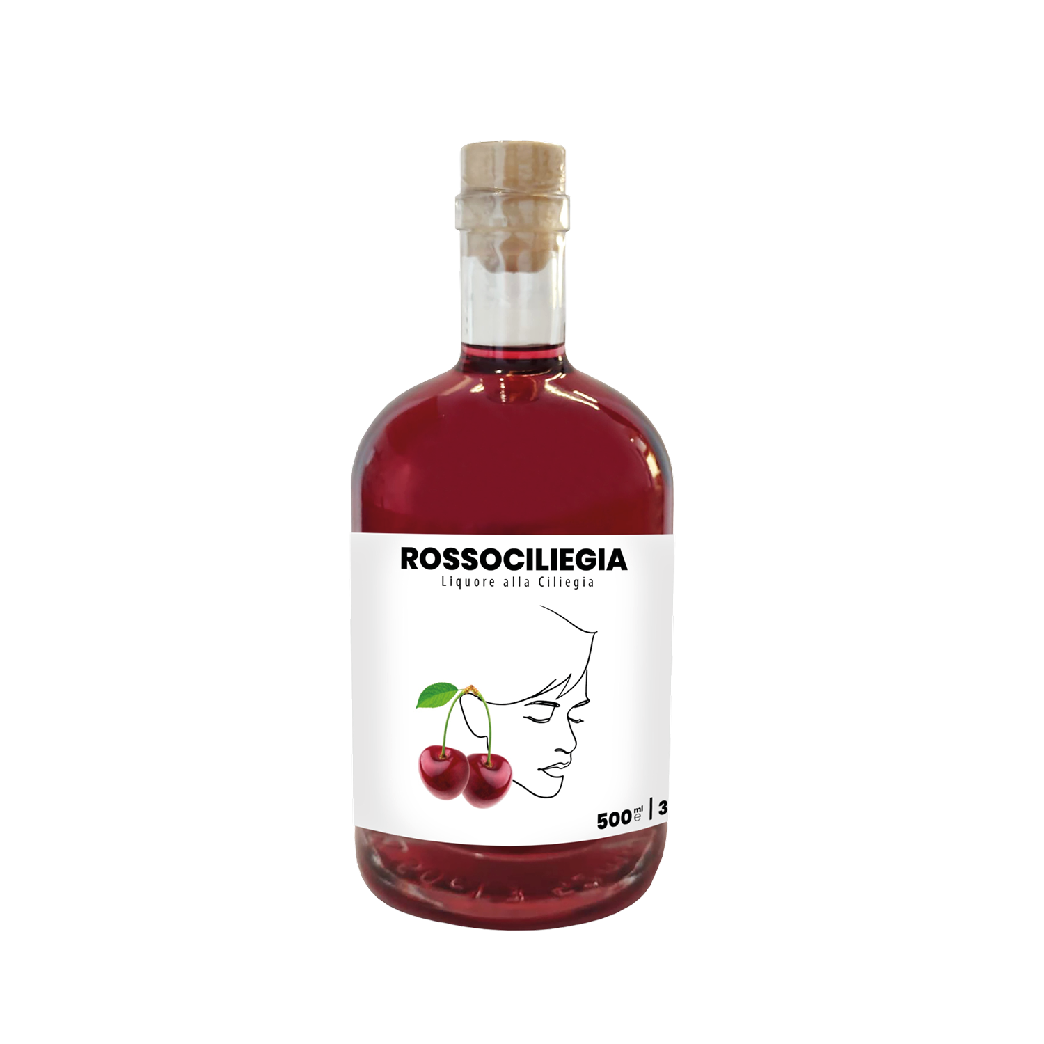 Liquore alla Ciliegia "Rosso Ciliegia" Linea Premium, vari formati Distillerie dell’Etna F.lli Russo
