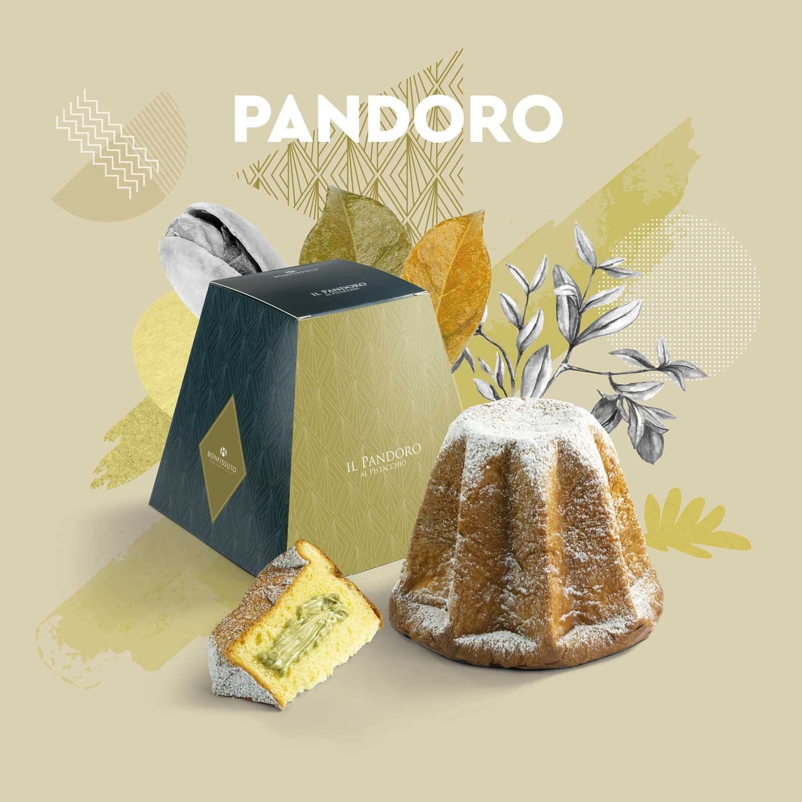 Pandoro Bonfissuto al Pistacchio, 1 kg Bonfissuto 