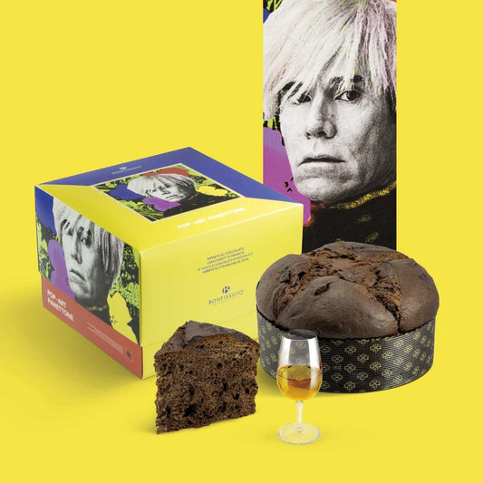 Panettone Bonfissuto Pop Art in omaggio a Andy Warhol , 1 kg Bonfissuto 