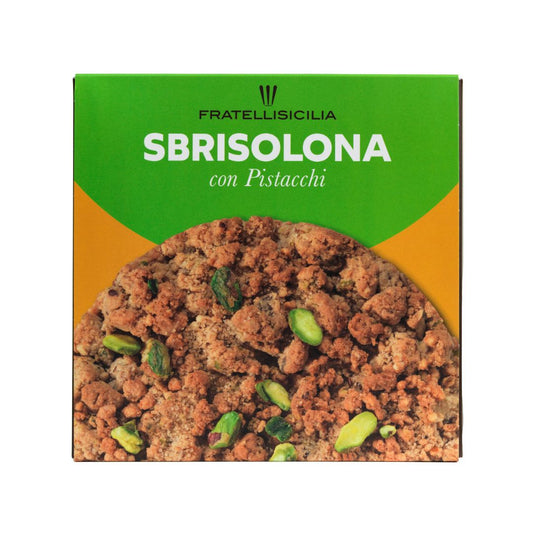 Cake de Sbrisolona con hermanos Pistachios Sicilia, 400 GR