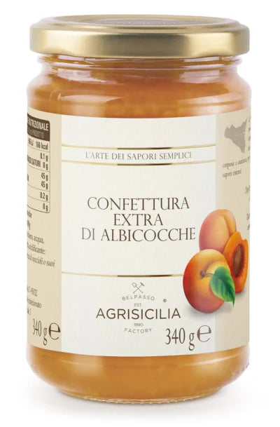 Confettura Extra di Albicocche, Agrisicilia, 360 gr Agrisicilia