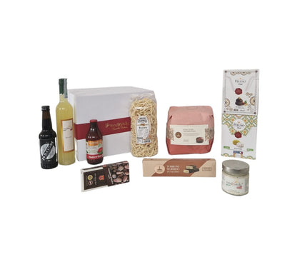 Confezione regalo Natalizia "I Malavoglia" con 10 prodotti siciliani di alta qualità Confezione regalo natalizia Food in Sicily 