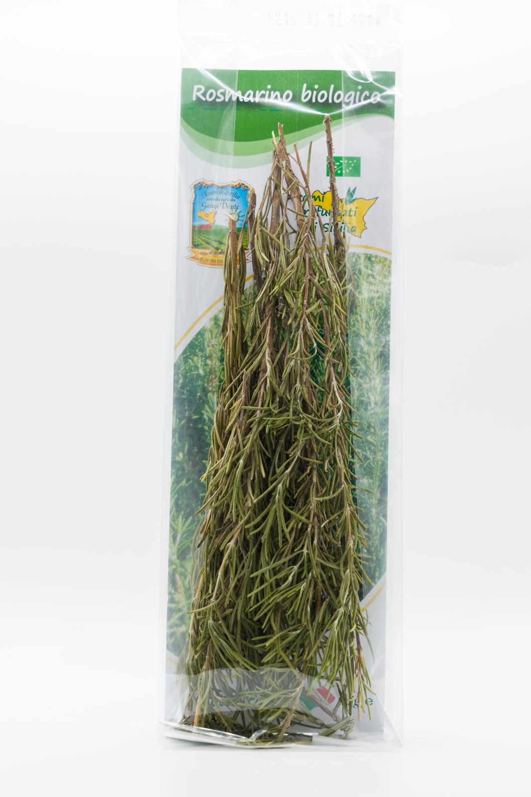 Rosmarino Biologico di Sicilia a rametti, Peso 25 gr, Azienda Agricola Gangi Dante Azienda Agricola Gangi Dante