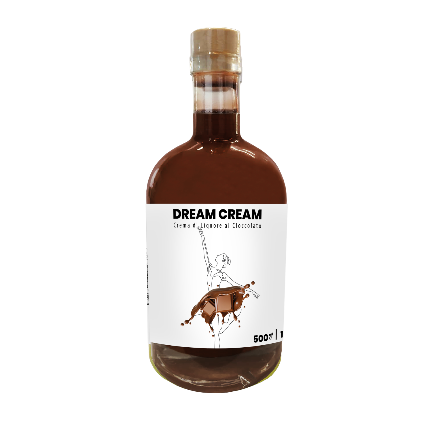 Cremoncello al Cioccolato Linea Premium "Dream Cream", 50 Cl Distillerie dell’Etna F.lli Russo