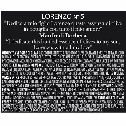 Geschenkpaket Extra Virgin Olivenöl oder die drei Lorenzo Barbera 500 ml x 3